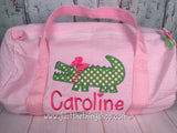 Girl Alligator Duffel - Just The Thing Shop